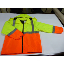 Two Tone Reflective Safety Coat with Quilting